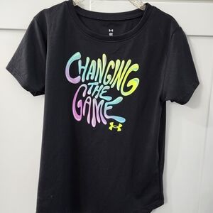 Under Armour Kids Tee with Multicolor Graphic